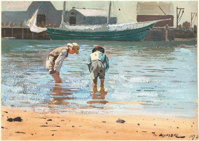 Boys Wading by Winslow Homer